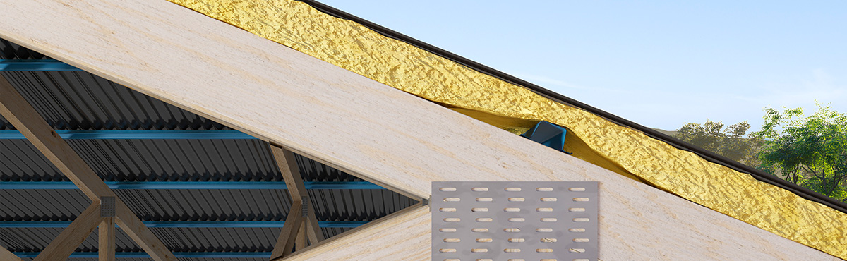 Image of various roof insulation materials